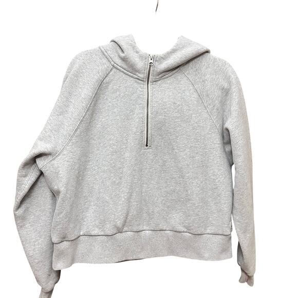 Vuori Restore Half Zip Hoodie Size Large Gray VW288 - Picture 3 of 16